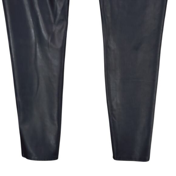 SPANX Assets Faux Leather Leggings sz 1X Women Black Stretch Comfort 20258R READ - Picture 12 of 12